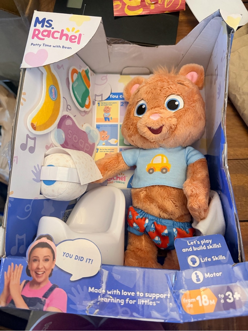 Ms. Rachel Plush Potty-Training Bear